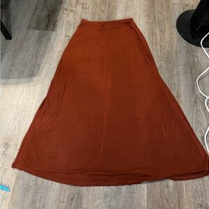 Long Burgundy Skirt Never Worn